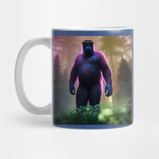 Dope Sasquatch in Nature Mug